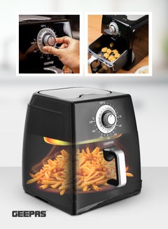 جيباس مقلاة هوائية 8 L 1700 W GAF37520 أسود  - Image 3