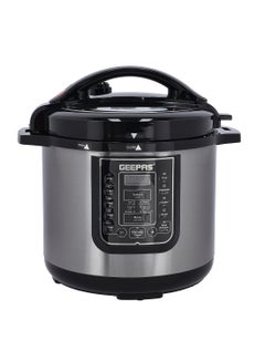 Digital Multi Cooker - Portable LED Screen with Touch Menu | 14 Smart Cooking Programs With One Touch, Auto Shut off Function, Large Control Panel |8L Capacity| Detachable Inner Lid 8 L 1200 W GMC35029 Silver/Black