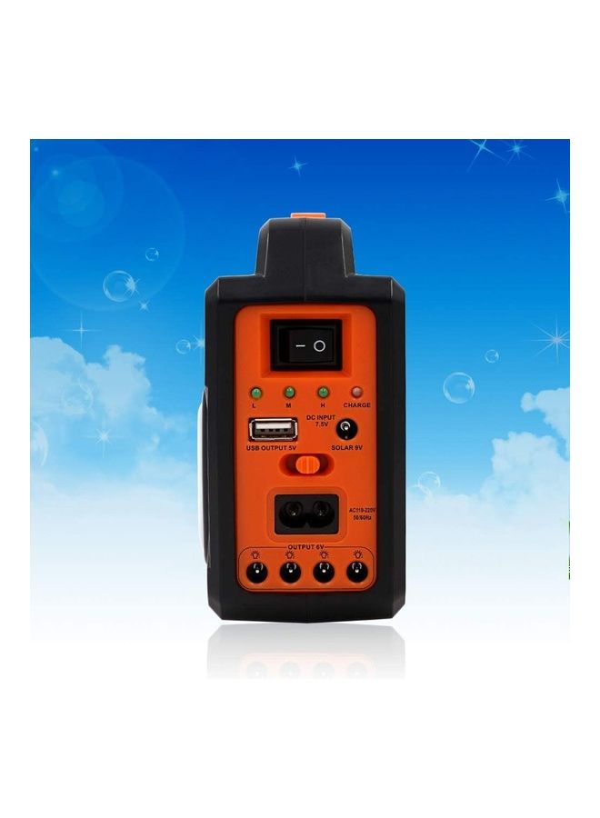 Joyway Solar Power Lighting System With Battery And Solar Panel Bulbs Black 18.18×7.24 X12.48cm - Image 5