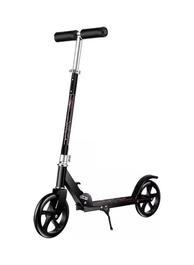 Scooter With Dual Suspension Black 72x12x24cm - Image 1