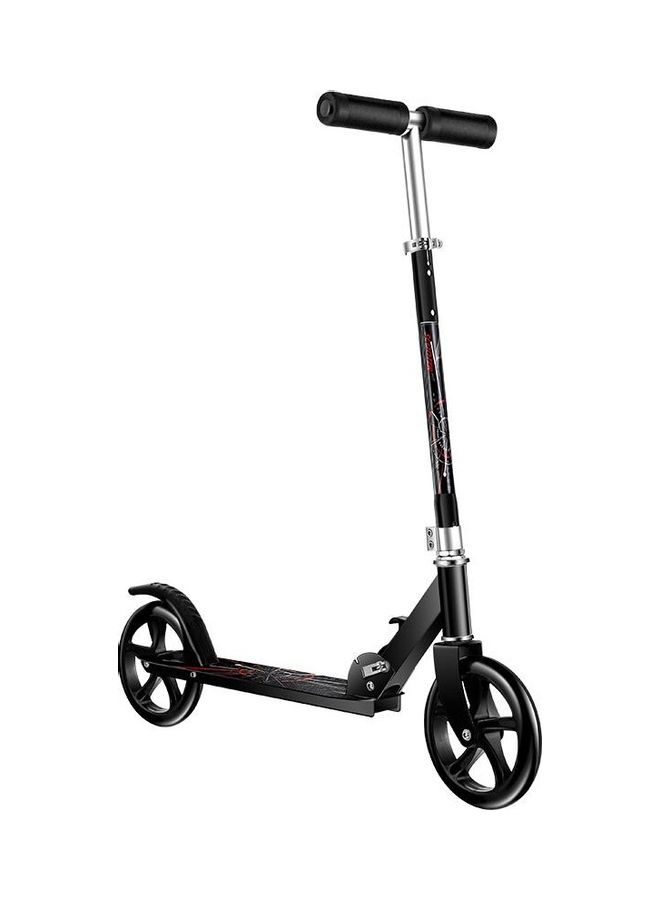 Scooter With Dual Suspension Black 72x12x24cm - Image 2