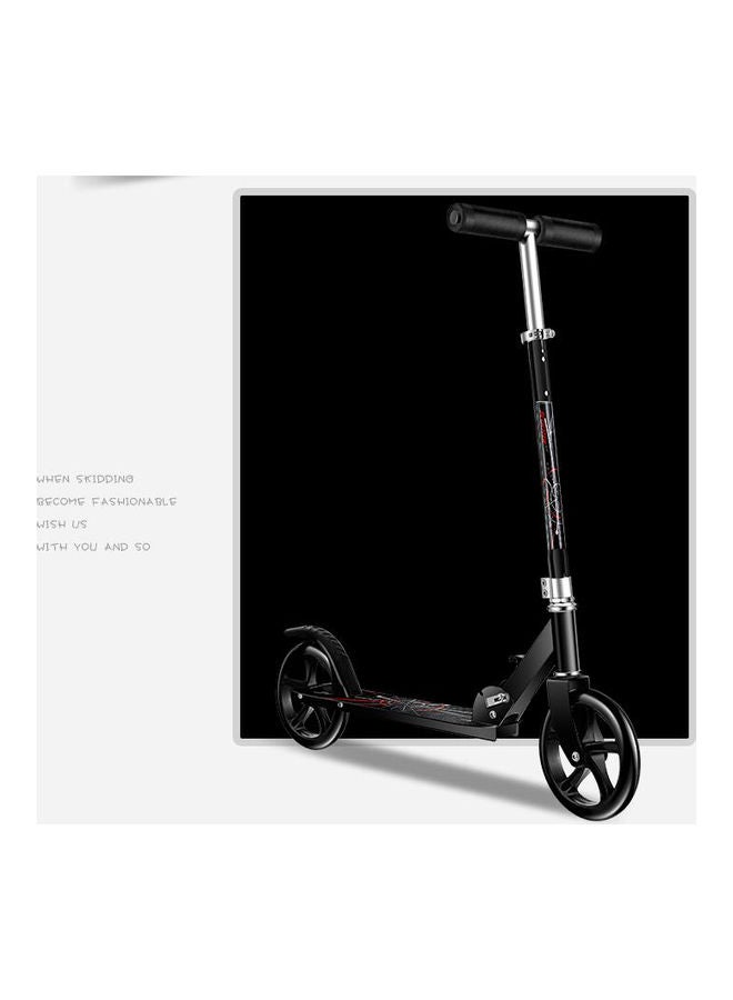 Scooter With Dual Suspension Black 72x12x24cm - Image 3