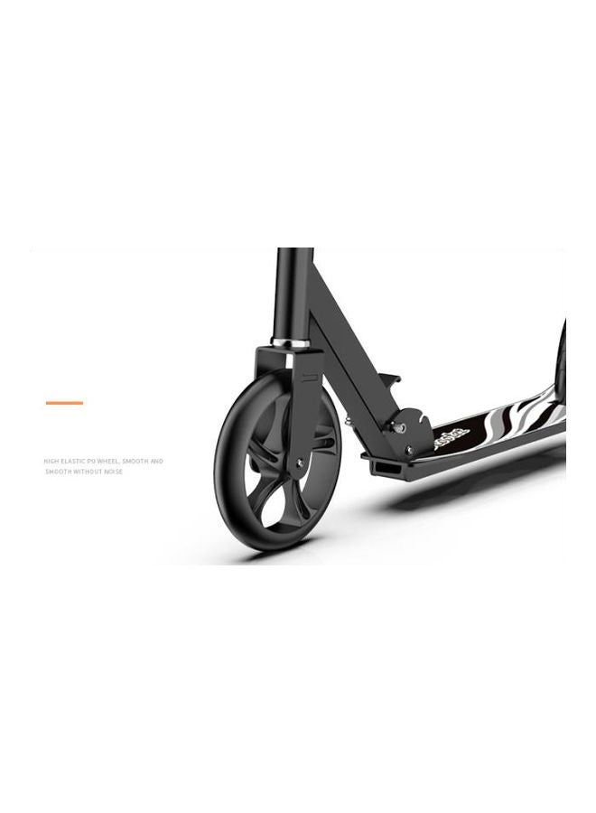 Scooter With Dual Suspension Black 72x12x24cm - Image 4