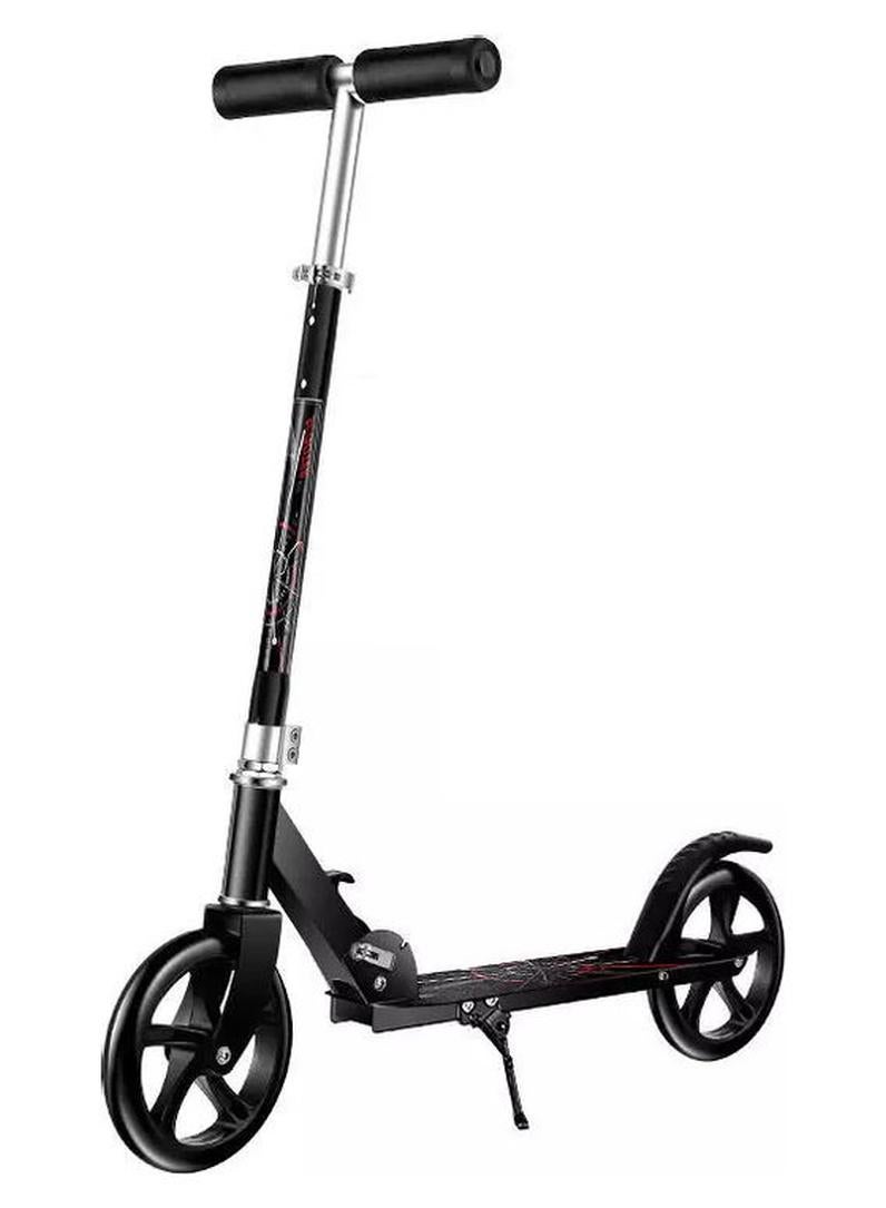 Scooter With Dual Suspension Black 72x12x24cm - Image 1
