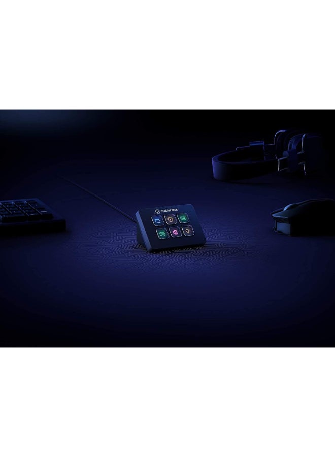 elgato - Elgato Stream Deck Mini – Control Zoom, Teams, PowerPoint, MS Office and More, Boost Productivity with Seamless Integration for Daily Apps, Set Up Shortcuts Easily, Compatible with Mac and PC - Image 1