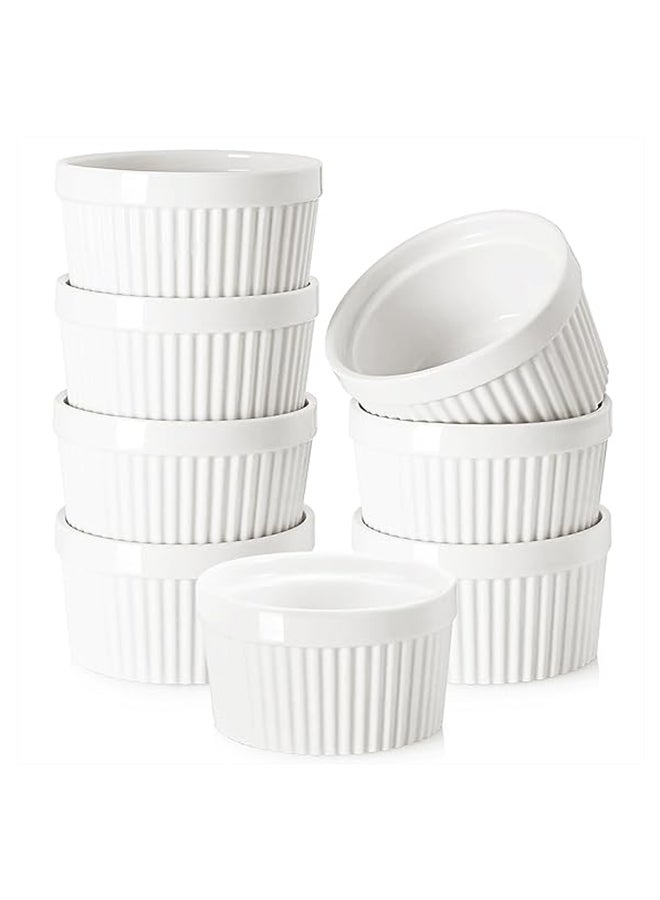 Dove - 6-Piece Mini Sauce Dish White 6x3inch - Image 1