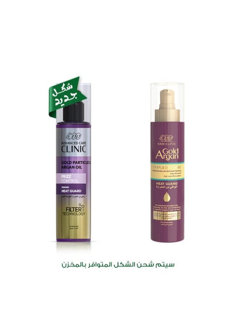 Hair Clinic Gold Argan Heat Guard With Gold And Argan Oil 1 Piece 200ml