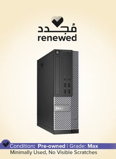 Renewed - Optiplex 9020 (2014) Desktop Mini PC,Intel Core i7 Processor/4th GEN/8GB RAM/500GB HDD/HD 4600 Integrated Graphics Black