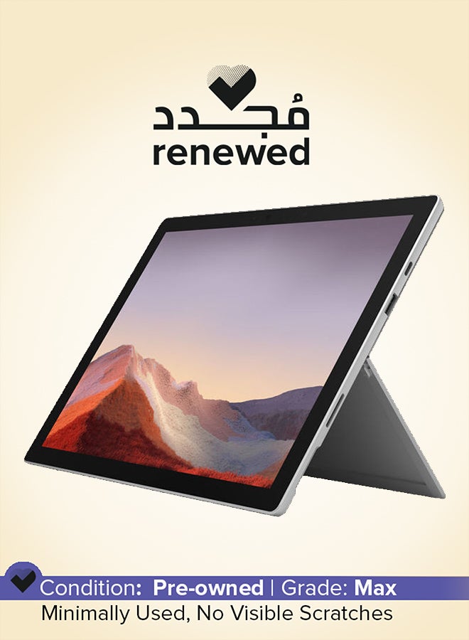 Microsoft Renewed - Surface Pro 1796 (2017) Laptop With 12.3-Inch Display,Intel Core m3 Processor/7th GEN/4GB RAM/128GB SSD/HD Integrated Graphics 615 Silver  - Image 1