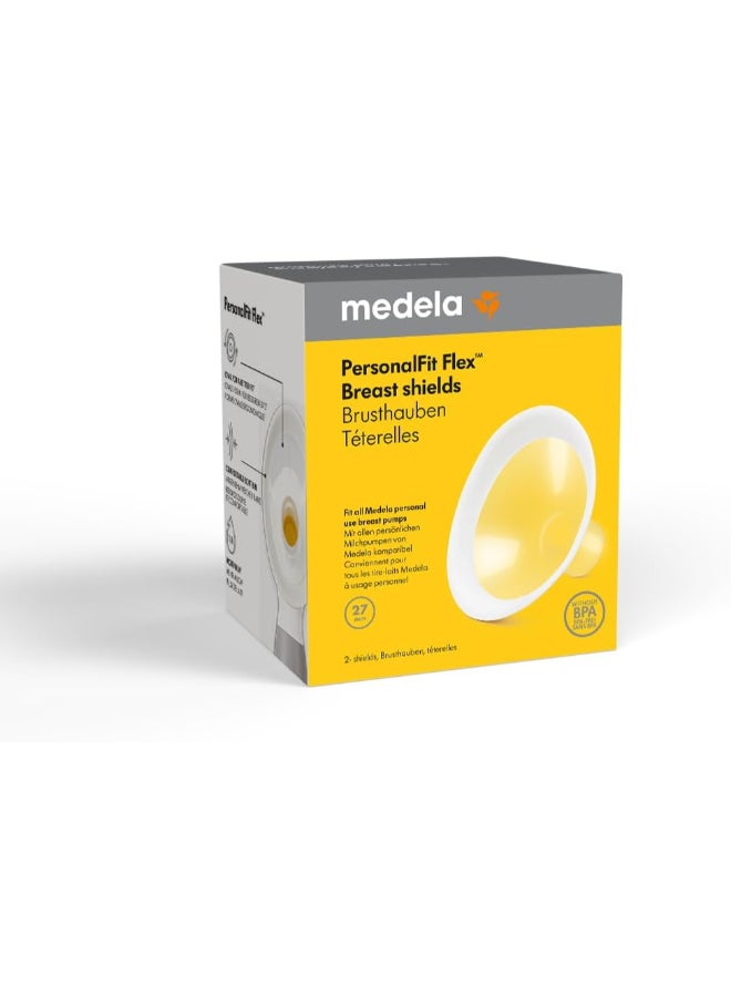 Medela - Pack Of 2 New Personal Fit Flex Breast Shield - Large - Enhanced Comfort And Fit, Improved Milk Flow, Adaptable To Your Shape - Image 1