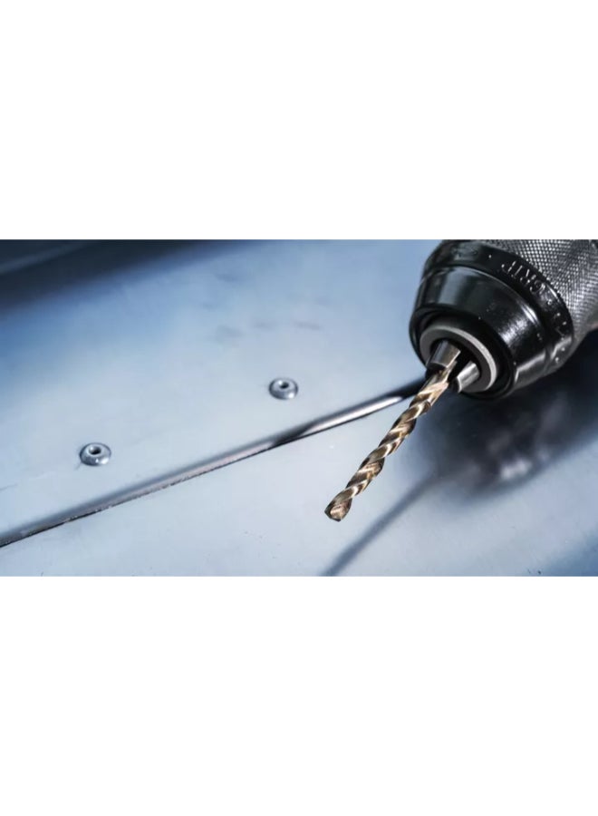 BOSCH Pack Of  10 Metal Drill Bits  Hss-Co Silver 1X12X34  - Image 3