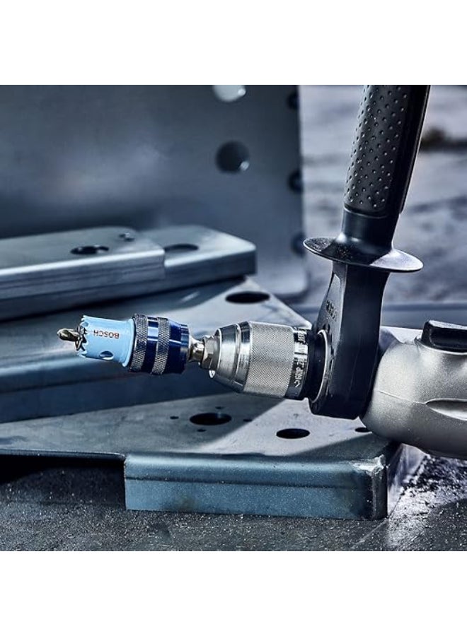 BOSCH Sheet Metal Holesaw, 3 1/2" Blue 89mm - Image 3