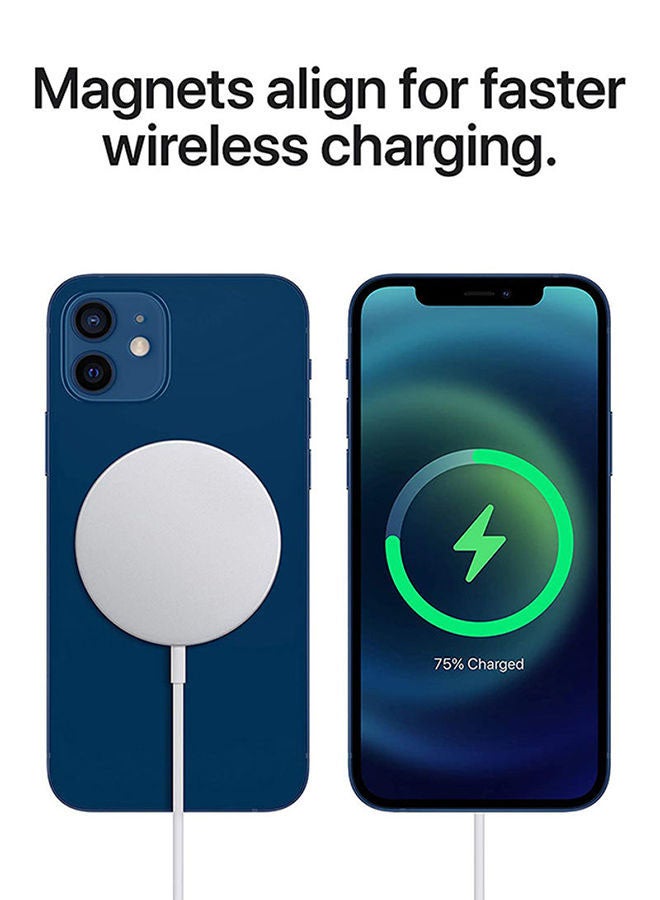 ابل  شاحن ماج سيف بقدرة 20 وات لهواتف آيفون من السلسلة 14 و13 و12 أبيض - Image 4