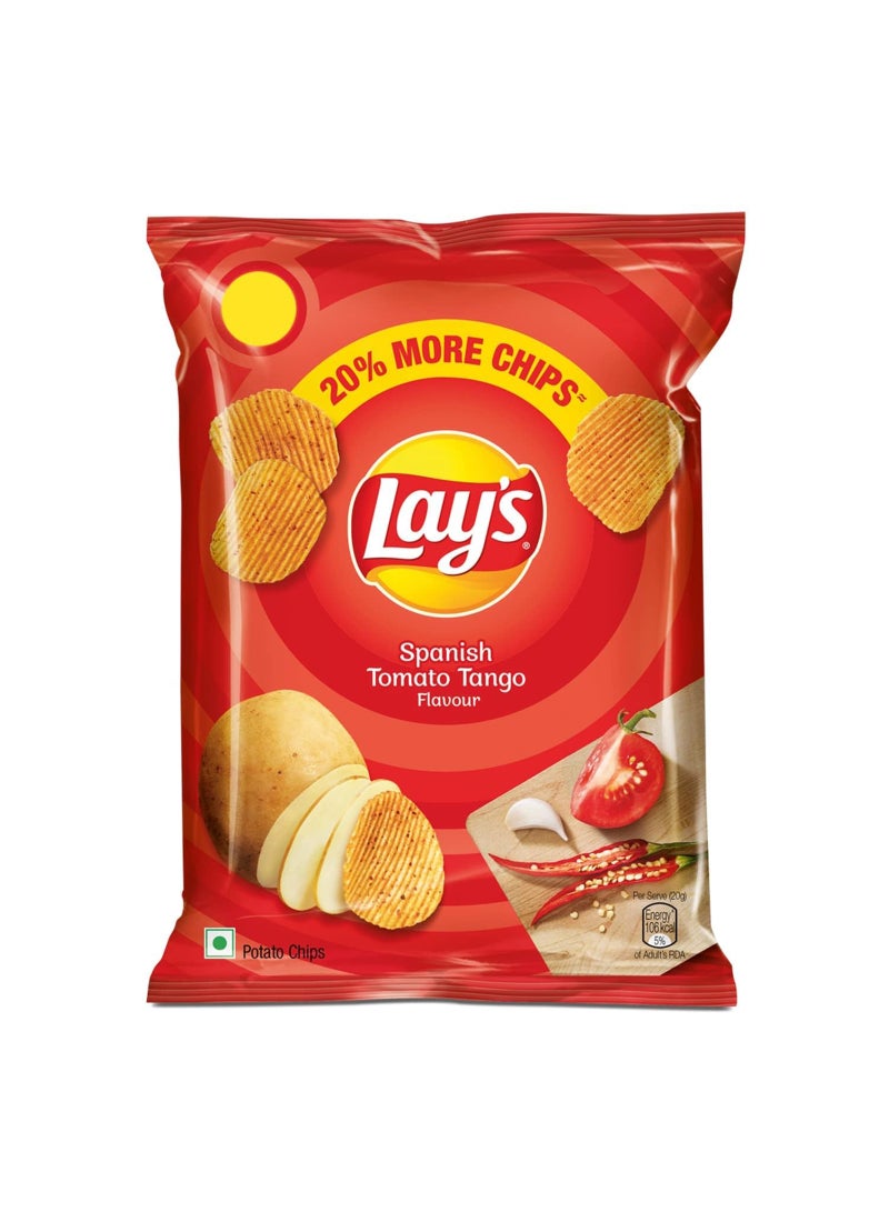 Lay's Spanish Tomato Tango Potato Chips Indian Import 48grams  - Image 1