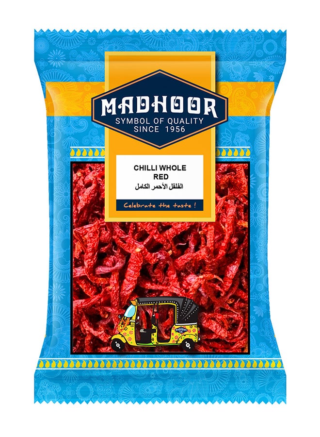 Madhoor Chilli Whole Red 200grams - Image 1