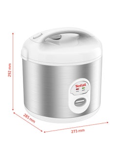 تيفال جهاز طهي الأرز بسعة 1.8 لتر وقدرة 600 وات 1.8 L 540 W 100237272/RK242127 فضي  - Image 2