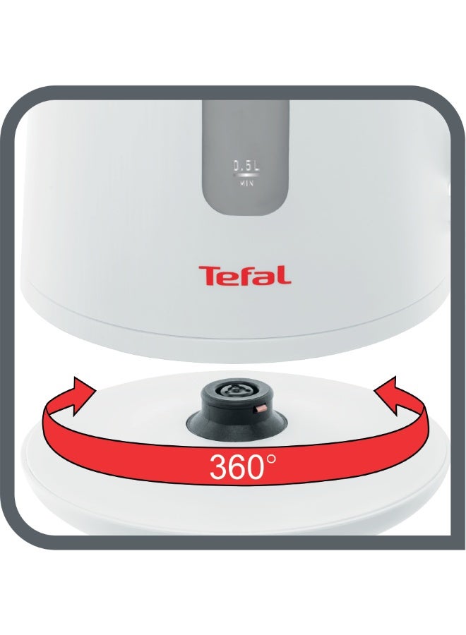 Tefal Electric Kettle Touch 1.7 L 2400 W KO200127 White - Image 4
