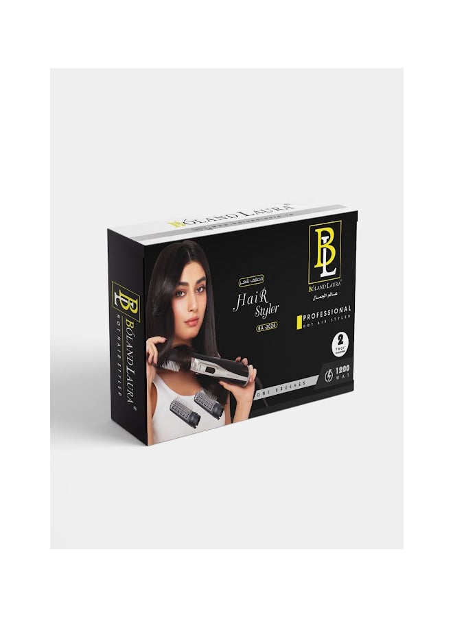 BOLAND LAURA Hot Hair Styler 1200W With One Brush Black  - Image 2