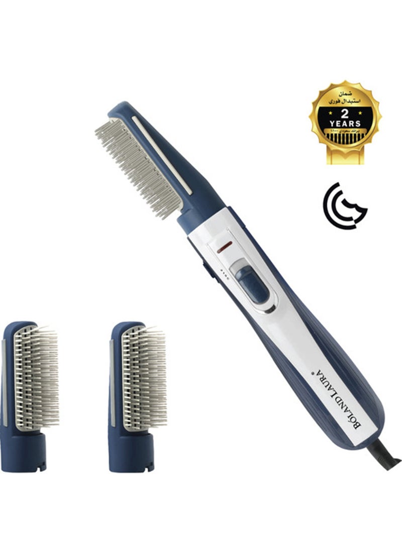 BOLAND LAURA Professional Hot Air Styler With 2 Attachments Blue And white - Image 1