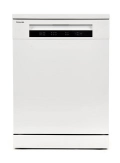 توشيبا غسالة أطباق بلوحة LED تعمل باللمس 600 W DW-14F1ME(W) أبيض  - Image 1