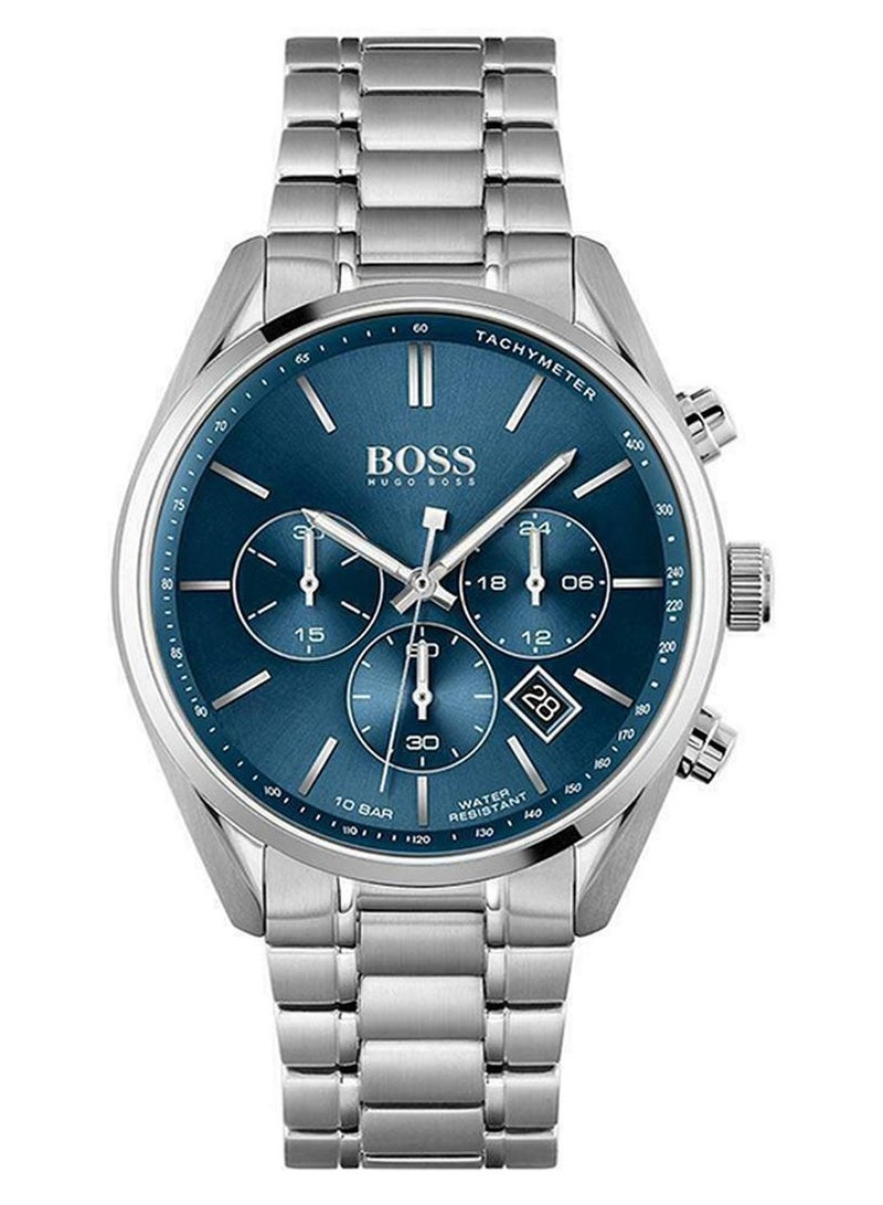 HUGO BOSS Men's Champion Blue Dial Watch - Image 1