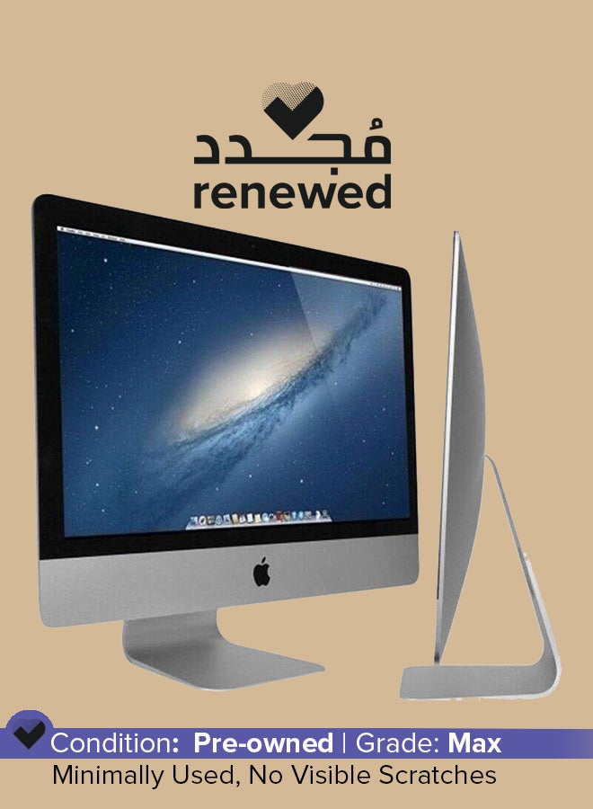 Renewed - iMac A1418 3 (2014) All-in-One With 21.5-Inch  Display, Core i5 Processor/Dual Core/8GB RAM/500GB HDD/macOS Silver