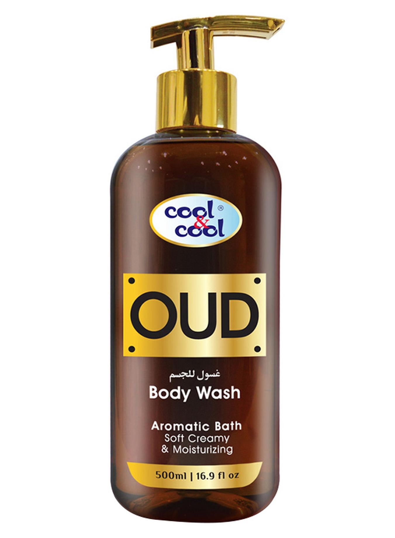 Cool & Cool Oud Body Wash Alcohol-Free Brown 500ml