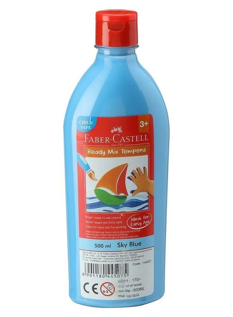 فابير كاستل زجاجة ألوان ريدي ميكس تمبرا أزرق سماوي - Image 1
