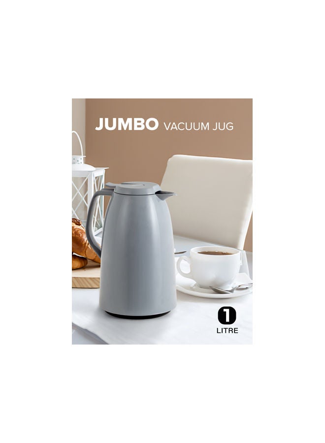 جراندي ترموس قارورة 1 لتر رمادي - Image 2