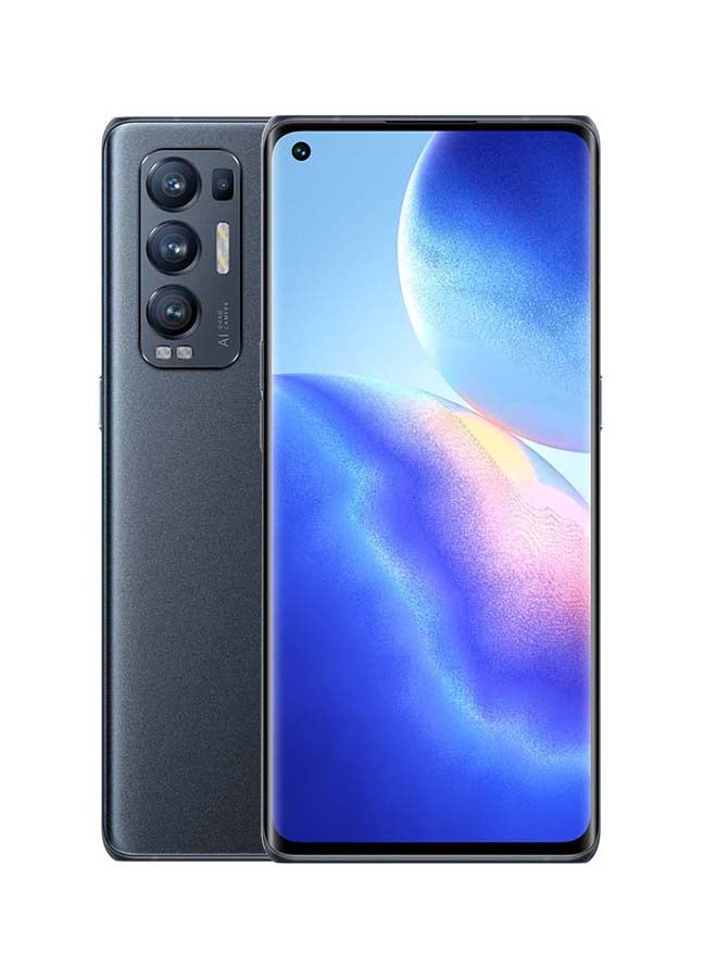 أوبو هاتف رينو 5 برو ثنائي الشريحة بذاكرة رام 12 جيجابايت وذاكرة داخلية 256 جيجابايت يدعم تقنية 5G - إصدار الشرق الأوسط بلون أسود ستارلايت - Image 1