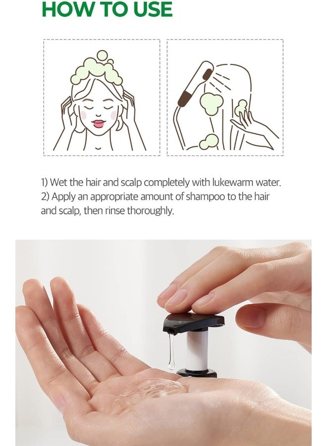 Some by Mi - Cica Peptide Anti Hair Loss Derma Scalp Shampoo Green 285ml - Image 1