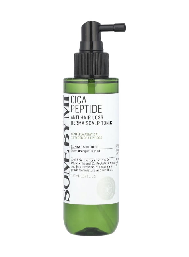 Some by Mi - Cica Peptide, Anti Hair Loss, Derma Scalp Tonic, 150 Ml Green 150ml - Image 1