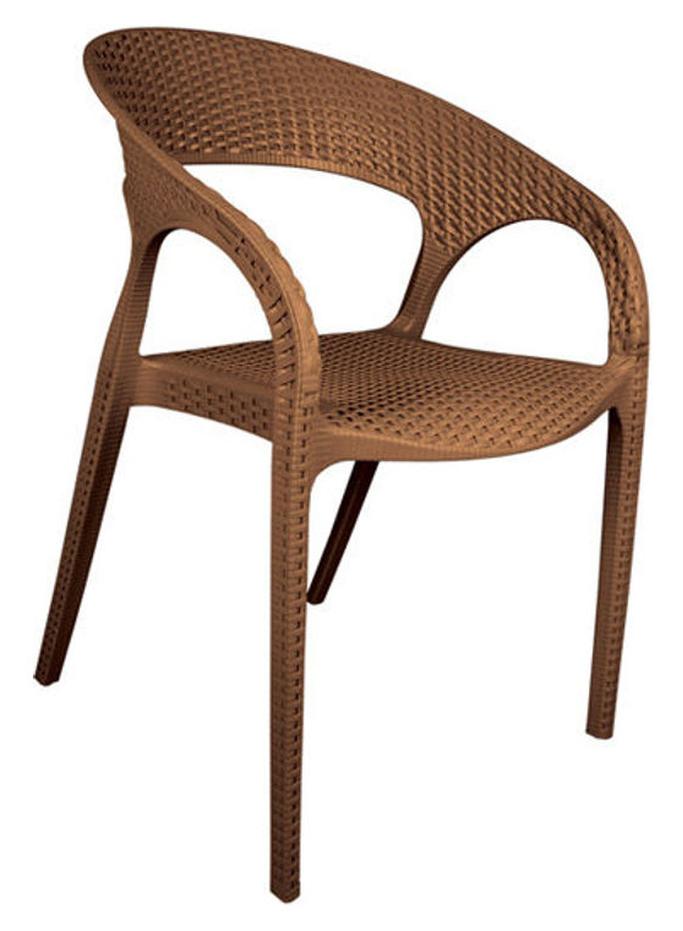 Spanish Chair Rattan Brown 100x63x50cm