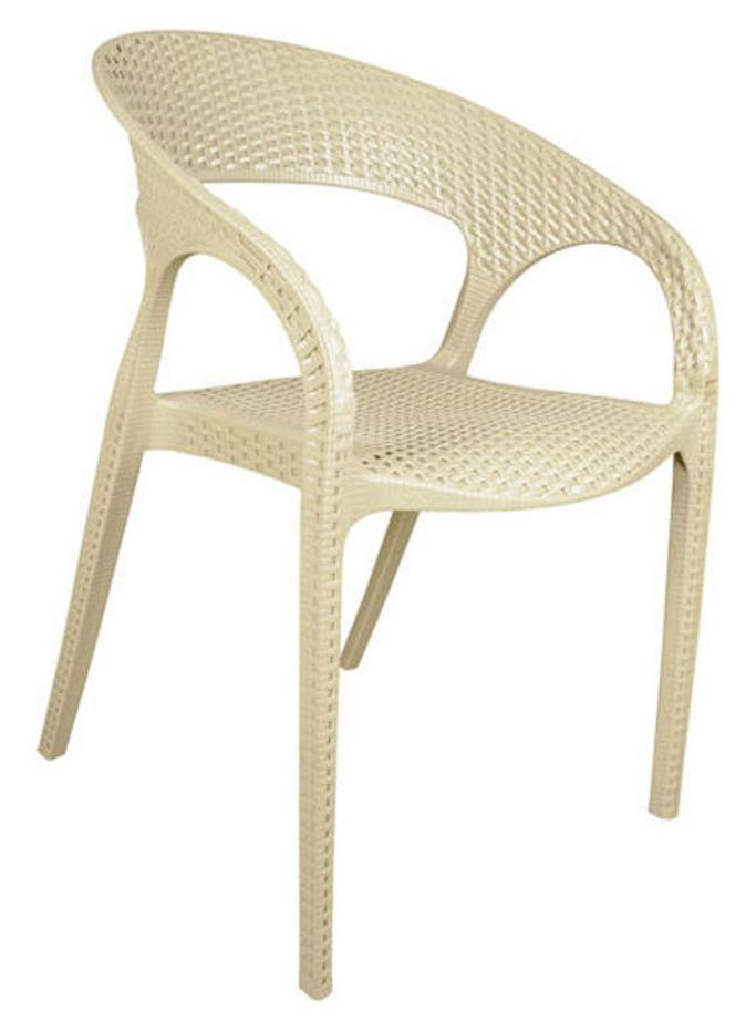 كرسي إسباني من الروطان بيج