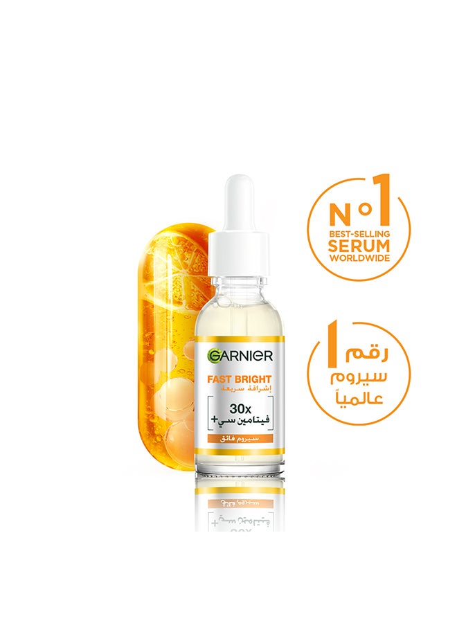 garnier Fast Bright 30x Vitamin C Booster Serum - 30ml - Image 1