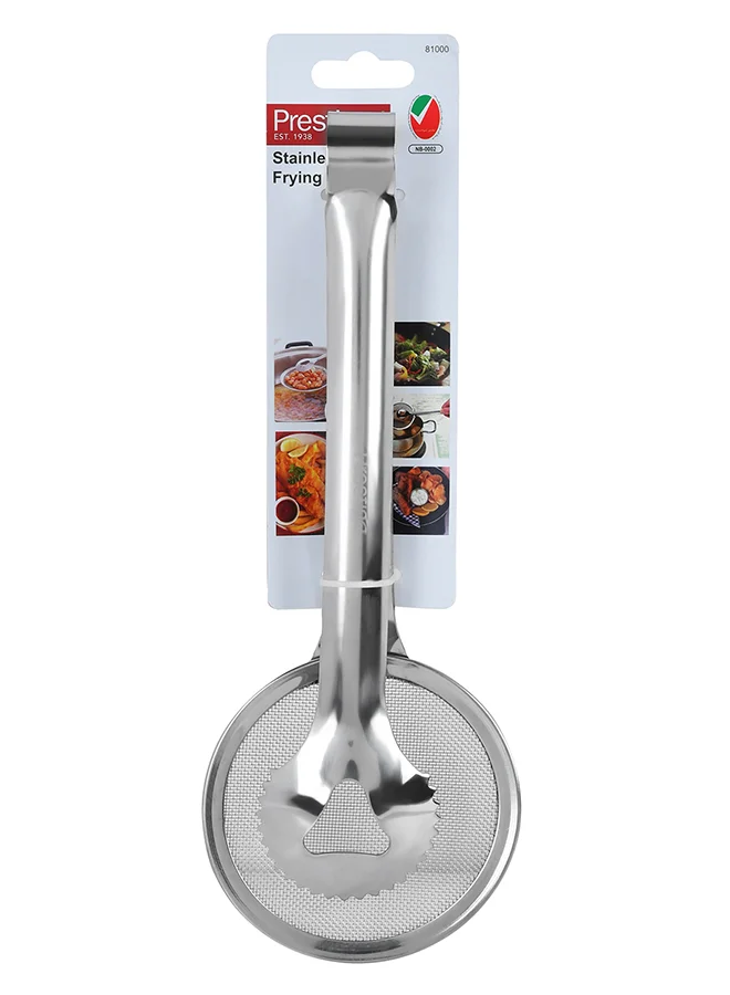برستيج Stainless Steel Frying Tong Cum Strainer