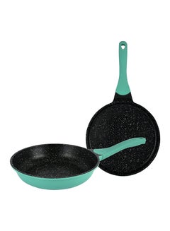 Winsor 2-Piece Aluminium Fry Pan Set Turquoise 24cm  - Image 1