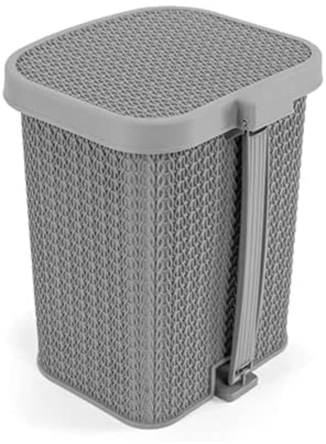 الهلال والنجمة الفضية  سلة مهملات بالم متوسطة الحجم رمادي Mسم - Image 4