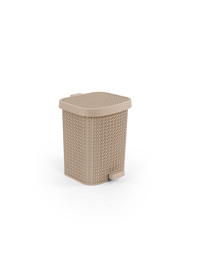 Small Palm Trash bin Beige