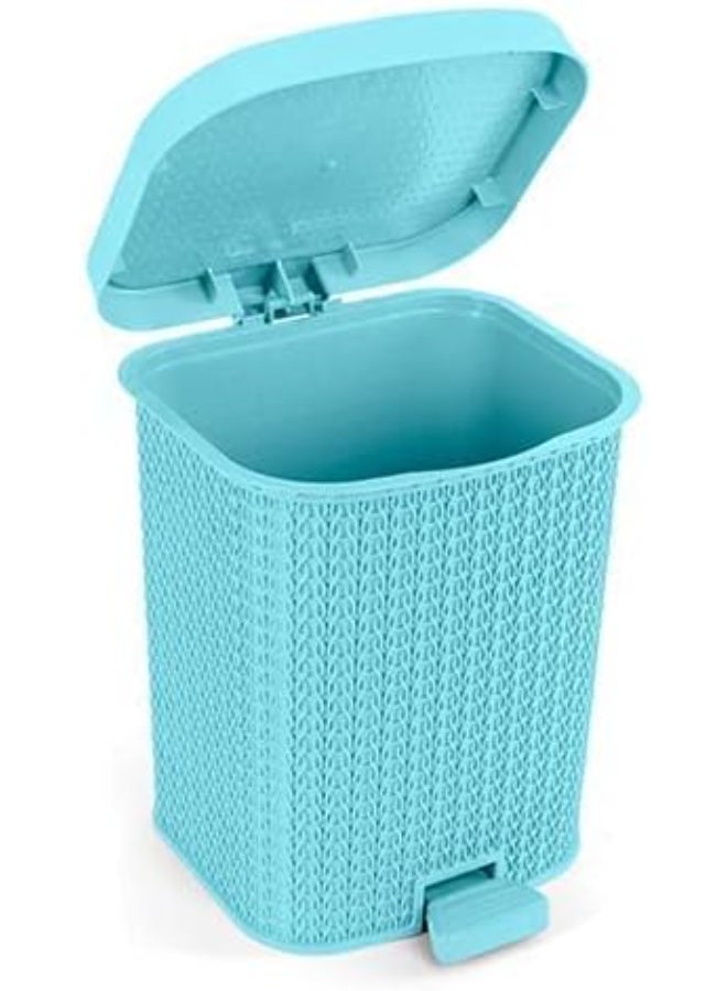 El Helal & Silver Star - Medium Palm Trash bin Turquoise Mcm - Image 1