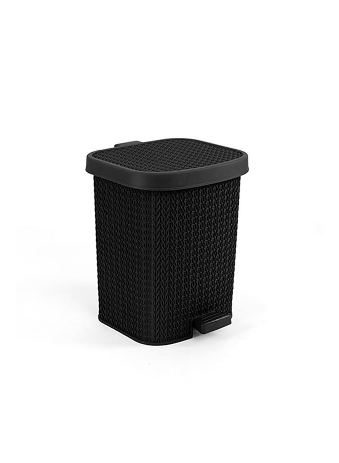 سلة مهملات بالم متوسطة الحجم أسود 10لترات