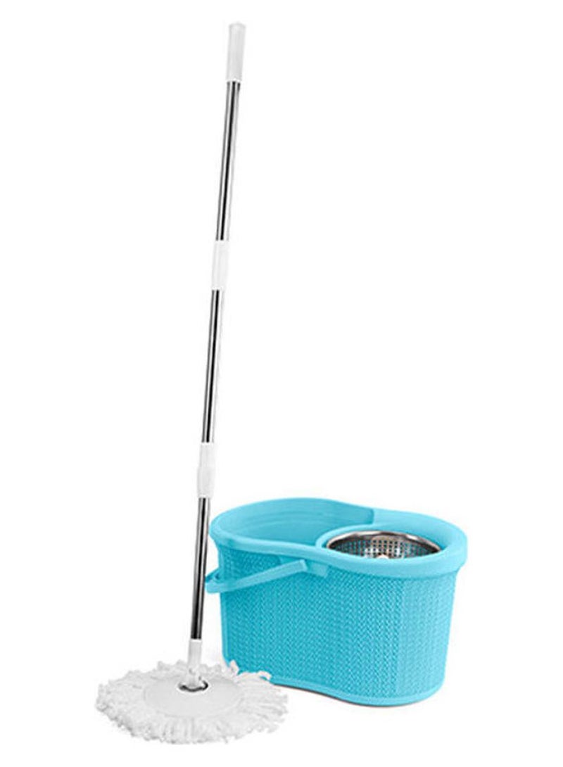 دلو بالم مع عصارة دوارة من المعدن فيروزي