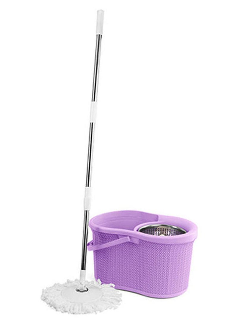 Palm Bucket with Spin Metal Wringer Purple 29*33*49cm