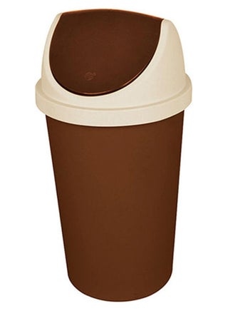 Garbage Bin Roma Beige/Brown