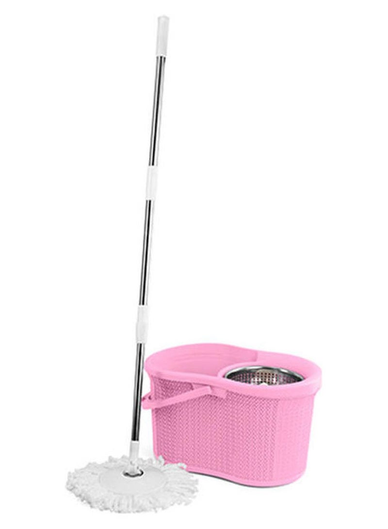 دلو بالم مع عصارة دوارة من المعدن روز