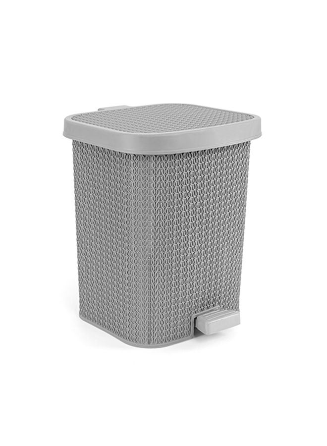 سلة مهملات بالم كبيرة رمادي Lسم