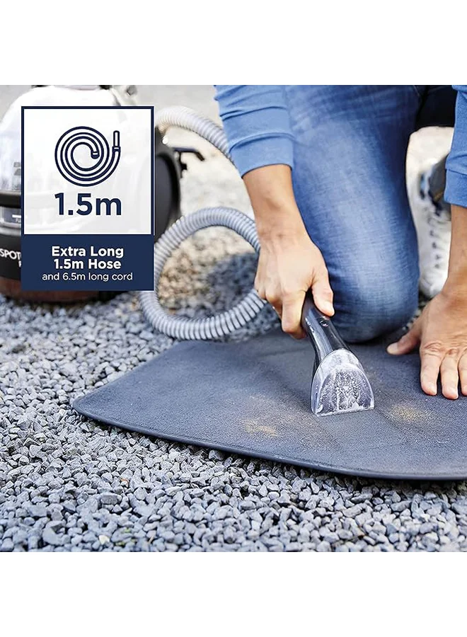 Bissell Professional Deep Cleaner SpotClean PRO Carpet & Upholstery Cleaner: Advanced Stain Removal Technology, Versatile Cleaning Anywhere, Powerful Performance with Superior Suction and Large Removable Water Tanks 2.8 L 750 W ‎1558E Black