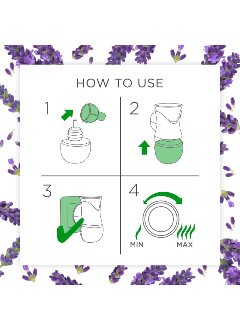 Air Wick Scented Oil Fragrance Diffuser Kit, Cherry Blossom Fragrance Multicolour 19ml - Image 4