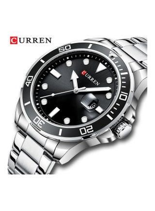 Men's Classic Luminous Analog Watch - 47 mm - Silver - view 3