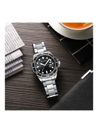 Men's Classic Luminous Analog Watch - 47 mm - Silver - view 4